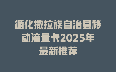 循化撒拉族自治县移动流量卡2025年最新推荐