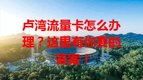 卢湾流量卡怎么办理？这里有你要的答案！