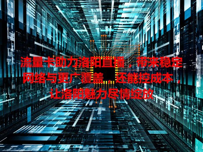 流量卡助力洛阳直播，带来稳定网络与更广覆盖，还能控成本，让洛阳魅力尽情绽放