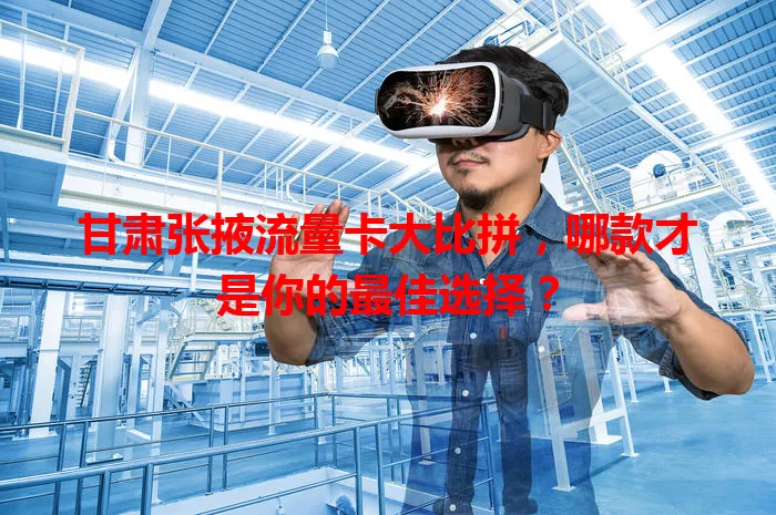甘肃张掖流量卡大比拼，哪款才是你的最佳选择？