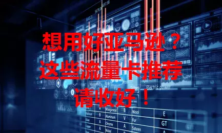 想用好亚马逊？这些流量卡推荐请收好！