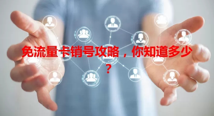 免流量卡销号攻略，你知道多少？
