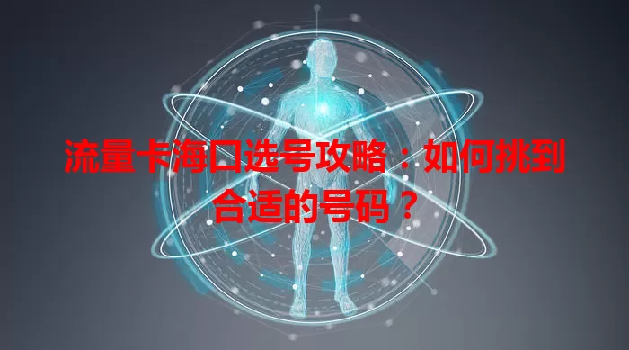 流量卡海口选号攻略：如何挑到合适的号码？