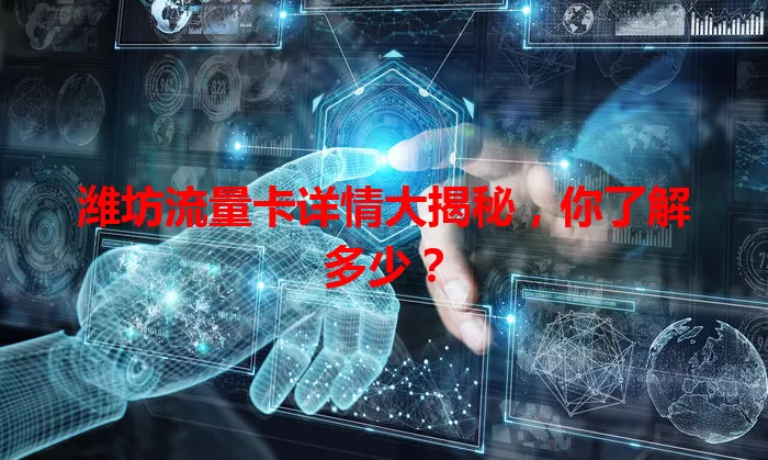 潍坊流量卡详情大揭秘，你了解多少？