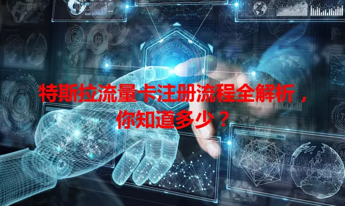 特斯拉流量卡注册流程全解析，你知道多少？