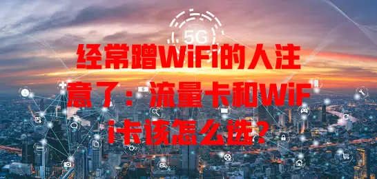 经常蹭WiFi的人注意了：流量卡和WiFi卡该怎么选？