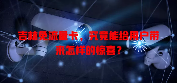 吉林免流量卡，究竟能给用户带来怎样的惊喜？