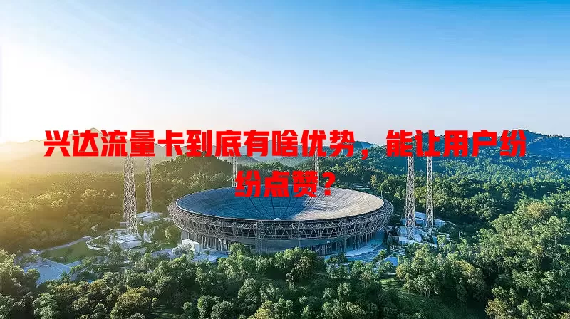 兴达流量卡到底有啥优势，能让用户纷纷点赞？