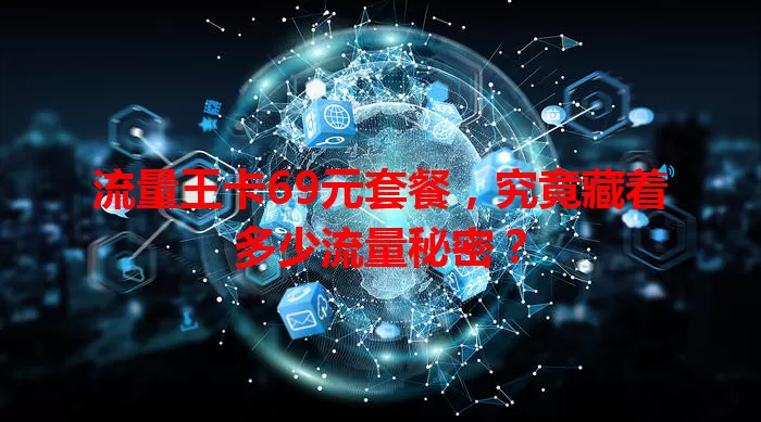 流量王卡69元套餐，究竟藏着多少流量秘密？
