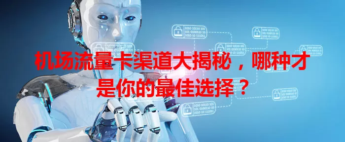 机场流量卡渠道大揭秘，哪种才是你的最佳选择？