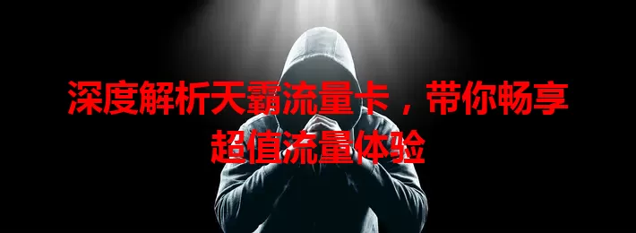 深度解析天霸流量卡，带你畅享超值流量体验
