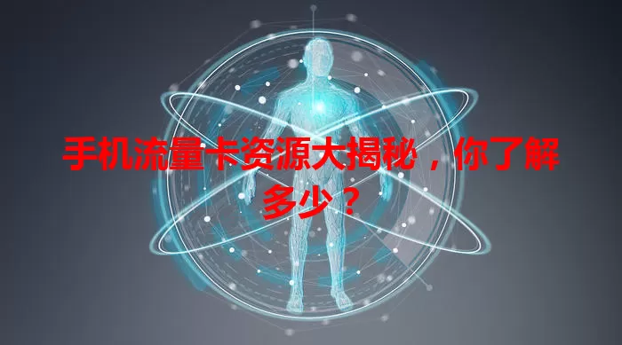 手机流量卡资源大揭秘，你了解多少？