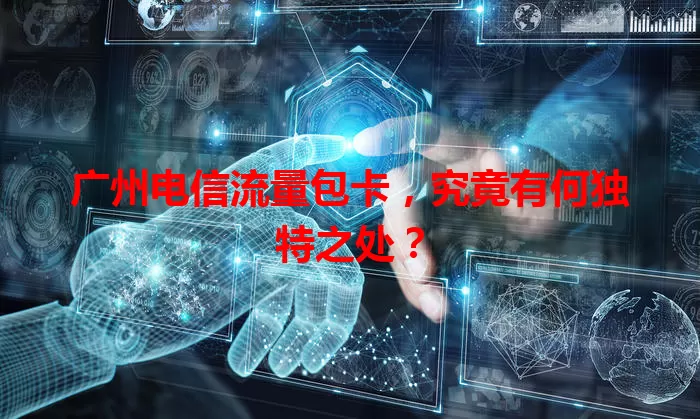 广州电信流量包卡，究竟有何独特之处？