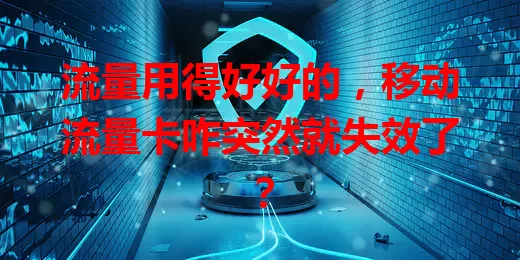 流量用得好好的，移动流量卡咋突然就失效了？