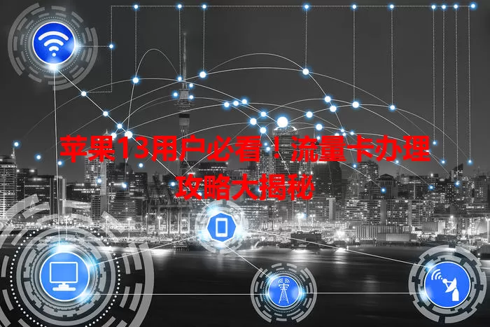 苹果13用户必看！流量卡办理攻略大揭秘