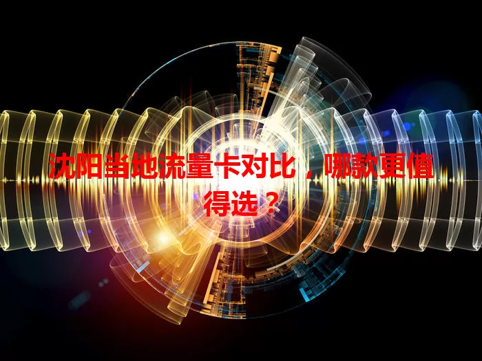 沈阳当地流量卡对比，哪款更值得选？
