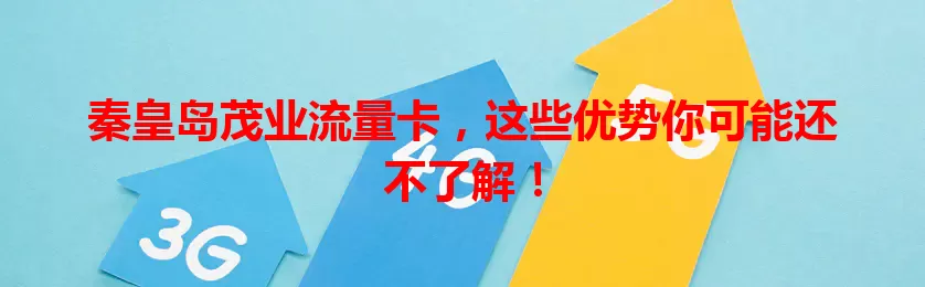 秦皇岛茂业流量卡，这些优势你可能还不了解！