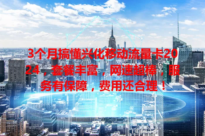 3个月搞懂兴化移动流量卡2024，套餐丰富，网速超棒，服务有保障，费用还合理！