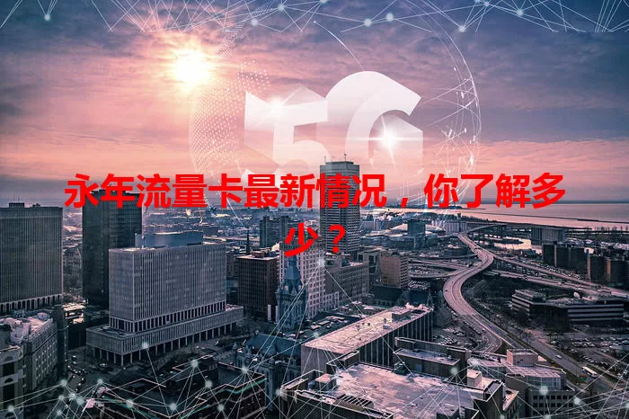 永年流量卡最新情况，你了解多少？