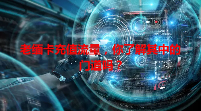 老缅卡充值流量，你了解其中的门道吗？