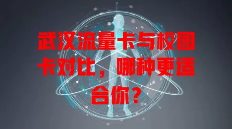 武汉流量卡与校园卡对比，哪种更适合你？
