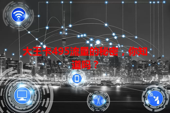 大王卡495流量的秘密，你知道吗？