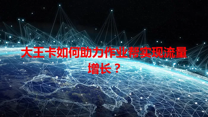 大王卡如何助力作业帮实现流量增长？