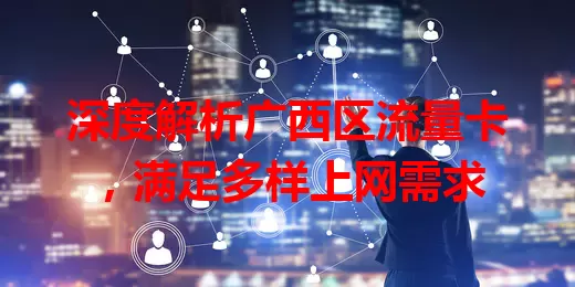 深度解析广西区流量卡，满足多样上网需求