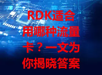 RDK适合用哪种流量卡？一文为你揭晓答案