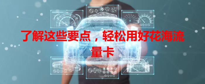 了解这些要点，轻松用好花海流量卡