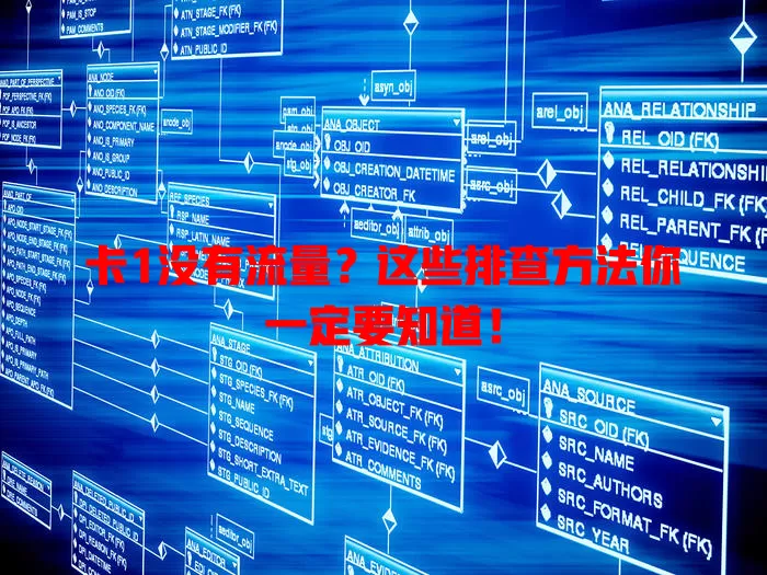 卡1没有流量？这些排查方法你一定要知道！
