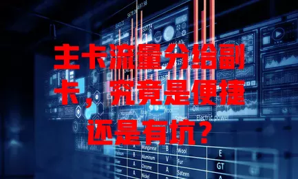 主卡流量分给副卡，究竟是便捷还是有坑？