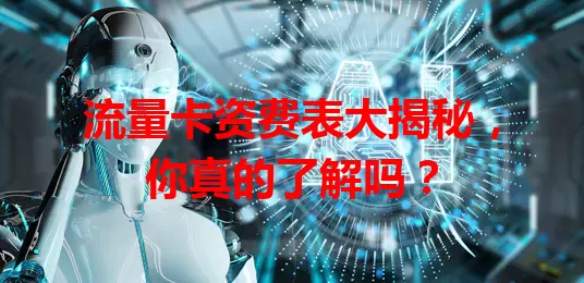流量卡资费表大揭秘，你真的了解吗？