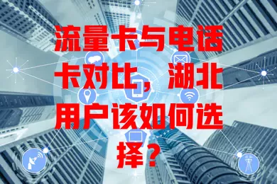 流量卡与电话卡对比，湖北用户该如何选择？