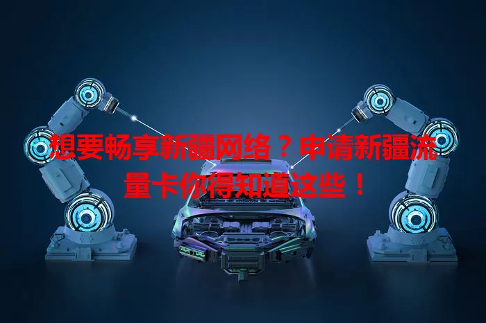 想要畅享新疆网络？申请新疆流量卡你得知道这些！