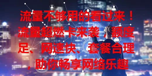 流量不够用的看过来！流量超燃卡来袭，额度足、网速快、套餐合理，助你畅享网络乐趣