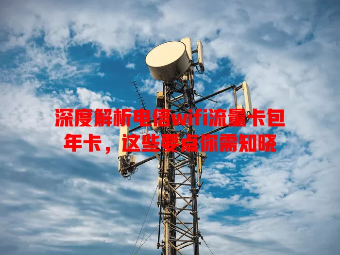 深度解析电信wifi流量卡包年卡，这些要点你需知晓