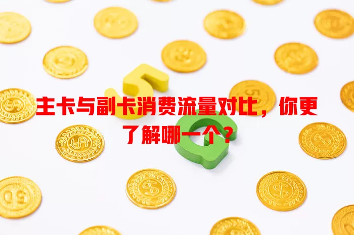 主卡与副卡消费流量对比，你更了解哪一个？