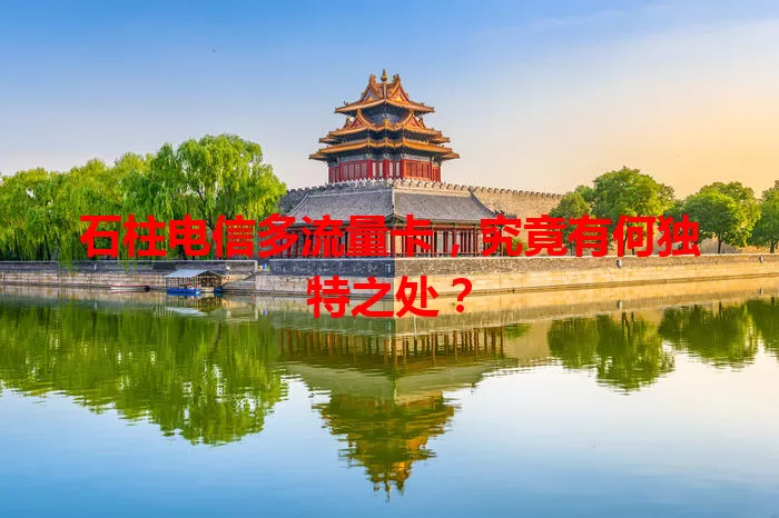 石柱电信多流量卡，究竟有何独特之处？
