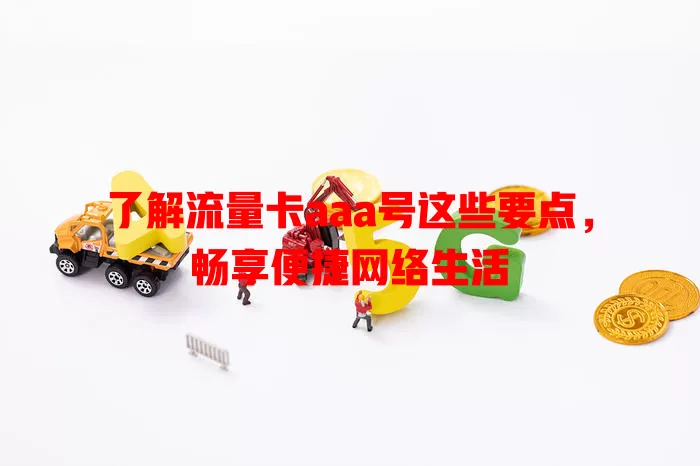 了解流量卡aaa号这些要点，畅享便捷网络生活