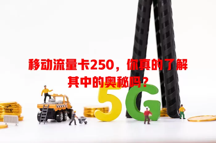 移动流量卡250，你真的了解其中的奥秘吗？