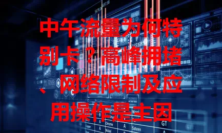 中午流量为何特别卡？高峰拥堵、网络限制及应用操作是主因