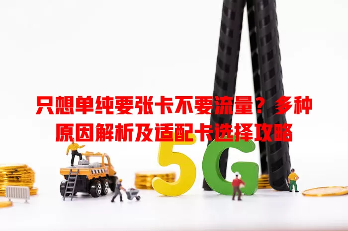 只想单纯要张卡不要流量？多种原因解析及适配卡选择攻略