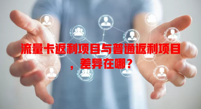 流量卡返利项目与普通返利项目，差异在哪？