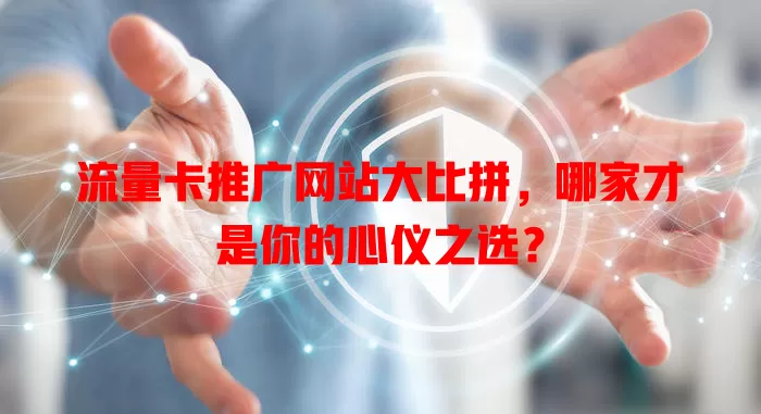 流量卡推广网站大比拼，哪家才是你的心仪之选？