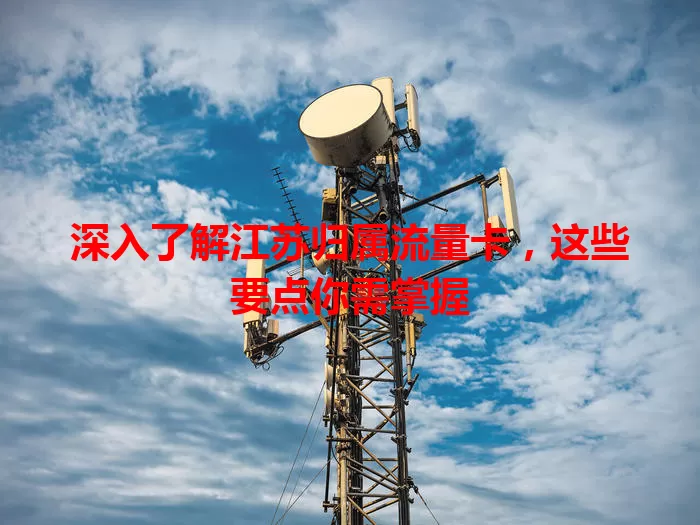 深入了解江苏归属流量卡，这些要点你需掌握