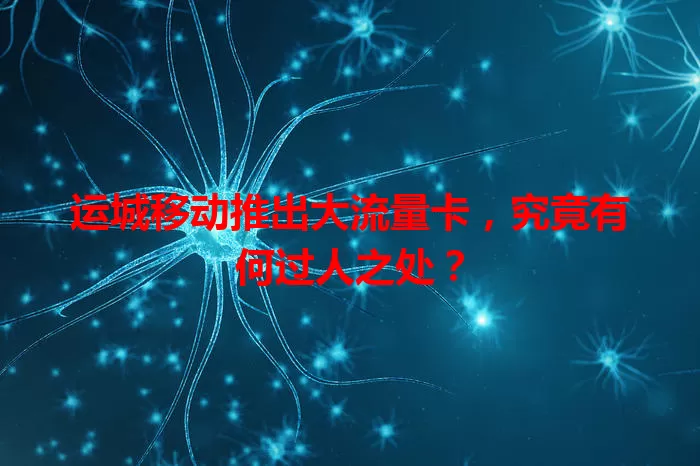 运城移动推出大流量卡，究竟有何过人之处？