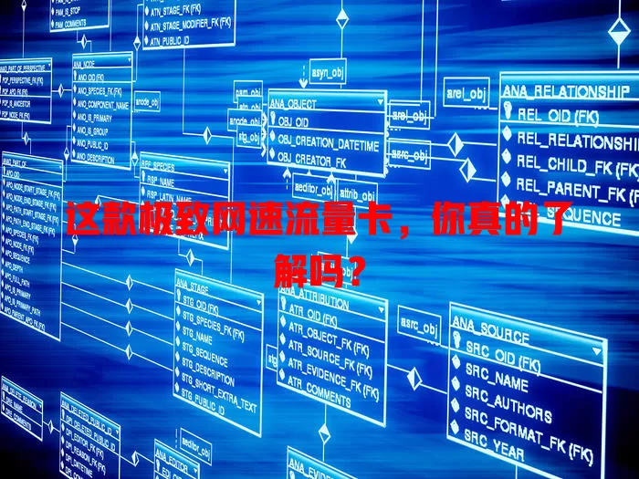 这款极致网速流量卡，你真的了解吗？