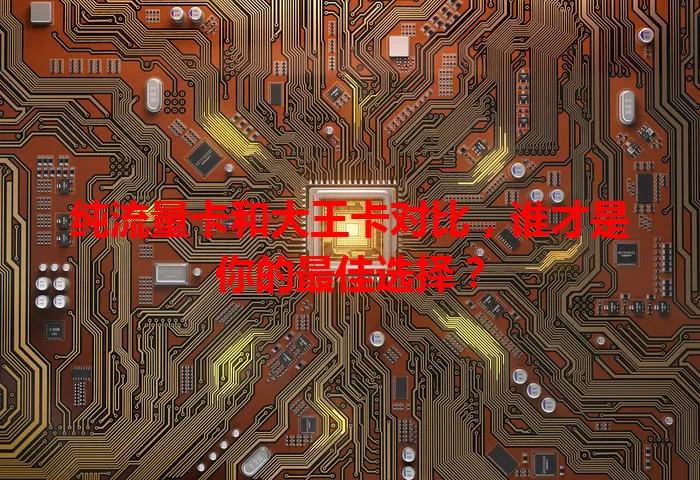 纯流量卡和大王卡对比，谁才是你的最佳选择？