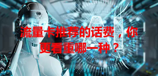流量卡推荐的话费，你更看重哪一种？